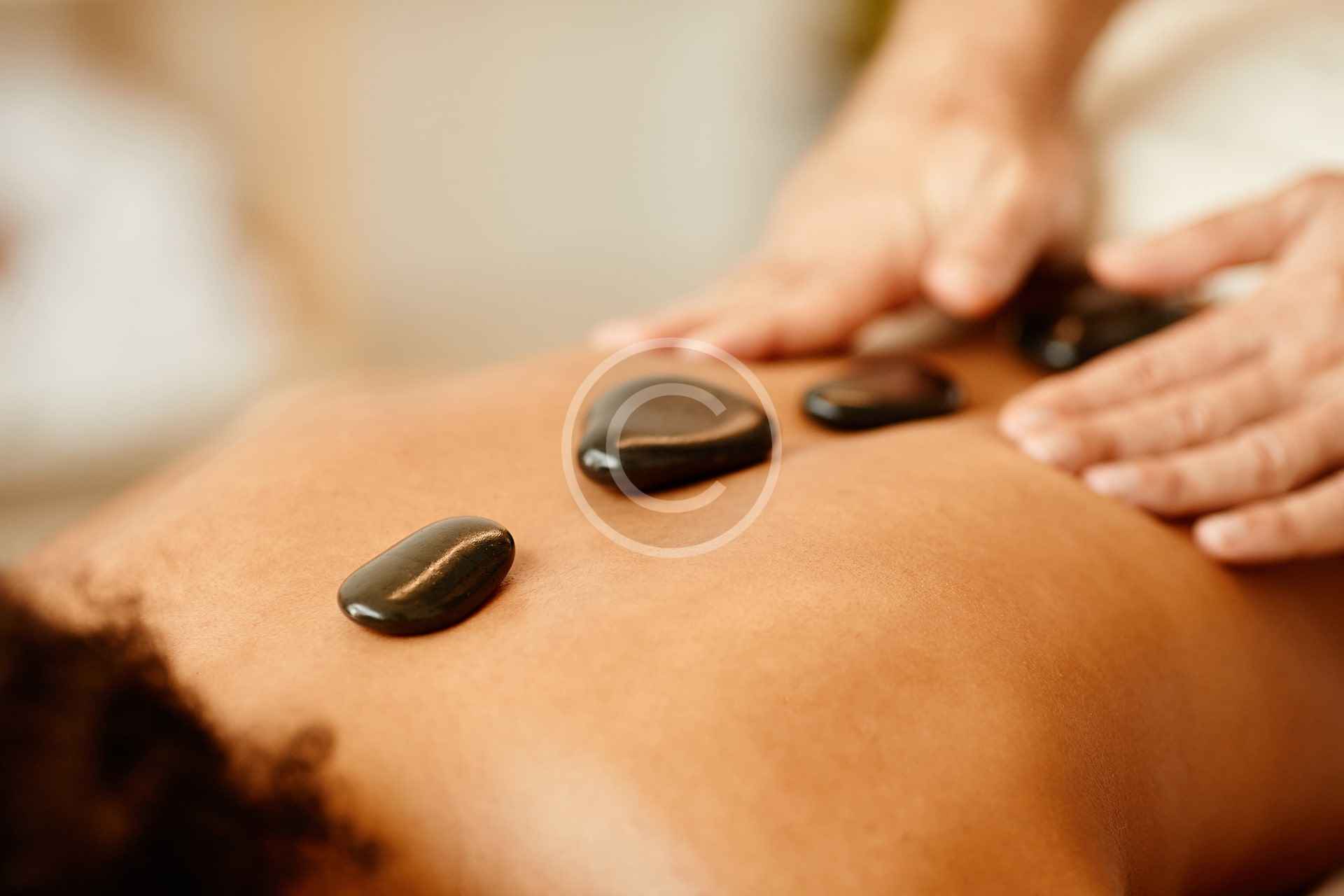 Hot stones massage